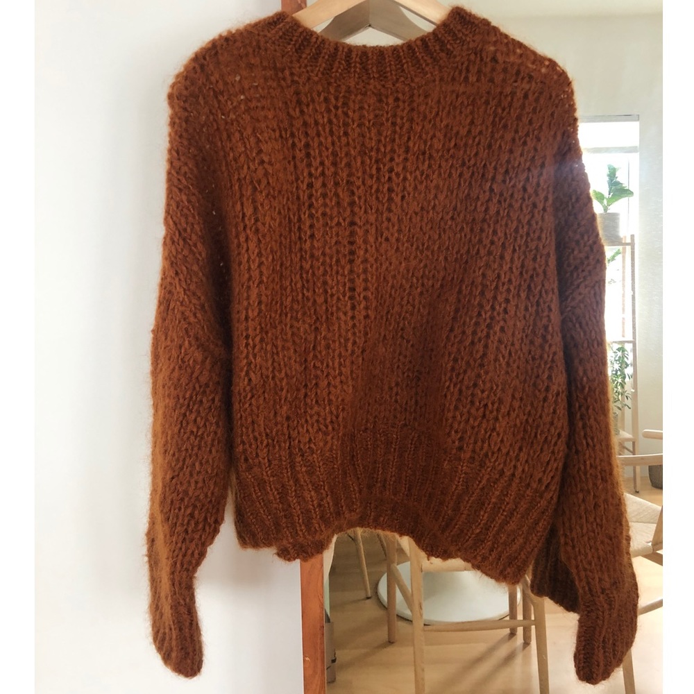 & Other Stories- wool blend chunky knit sweater